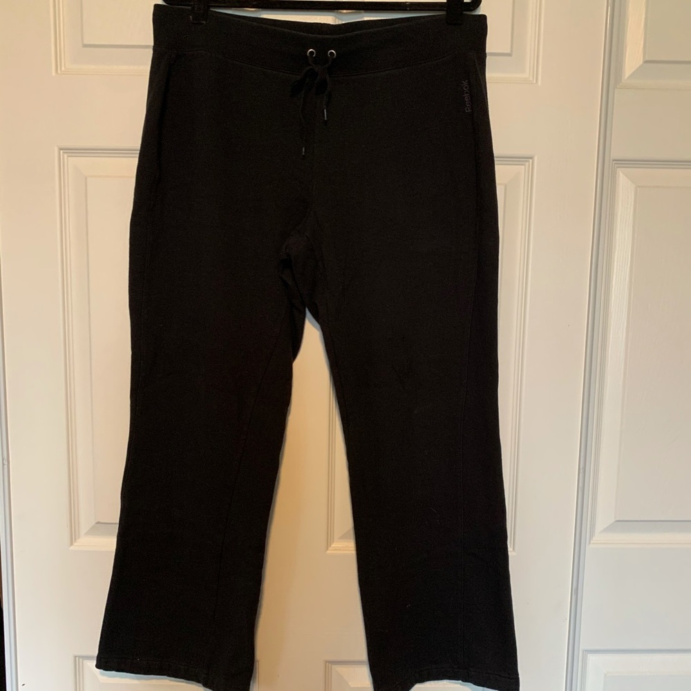 Woman’s Reebok black sweatpants